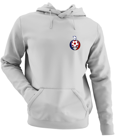 Depaul Billy Blue - Premium Grateful Dead Left Chest Hoodie - Sport Grey
