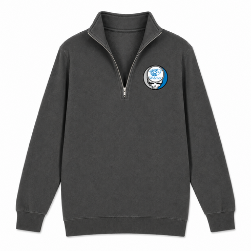 Widener University - Premium Grateful Dead Quarter-Zip Pullover - Charcoal - 5