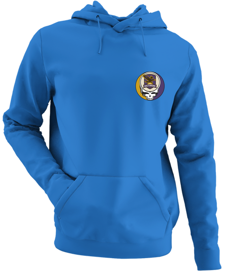 Baltimore Football - Premium Grateful Dead Left Chest Hoodie - Heather Royal - 5