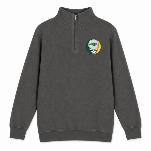 North Dakota State University - Premium Grateful Dead Quarter-Zip Pullover - Charcoal - 5