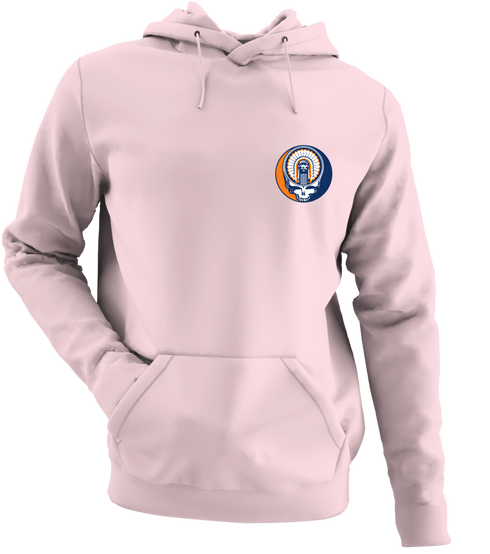 Chief Illinwek - Premium Grateful Dead Left Chest Hoodie - Light Pink - 4