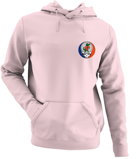 University of Florida Gators - Premium Grateful Dead Left Chest Hoodie - Light Pink - 4
