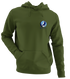 Johns Hopkins University - Premium Grateful Dead Left Chest Hoodie - Military Green - 7