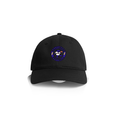 Baltimore Football Dancing Bear Stealie Dad Hat - Black