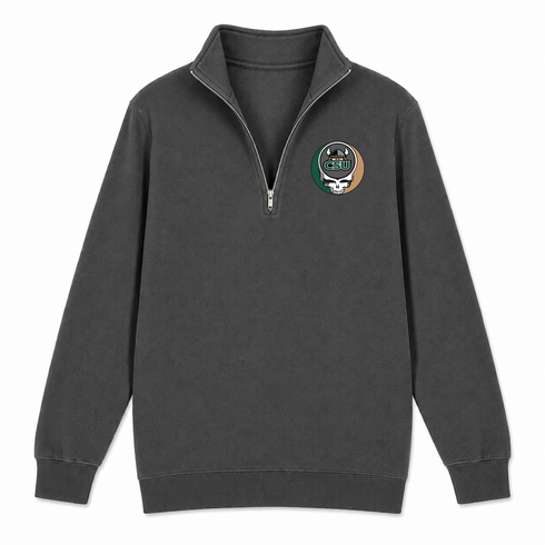 Cleveland State University - Premium Grateful Dead Quarter-Zip Pullover - Charcoal - 6