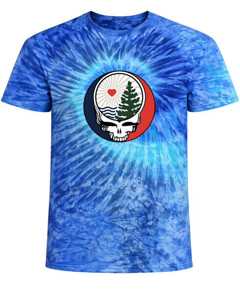 1435 - Custom Stealie Tie-Dye