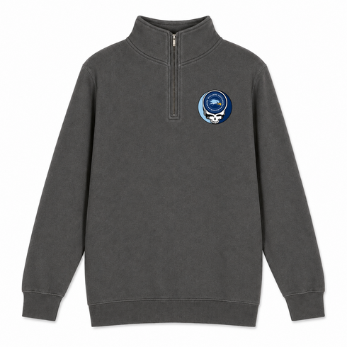 Roger Williams - Premium Grateful Dead Quarter-Zip Pullover - Charcoal - 5