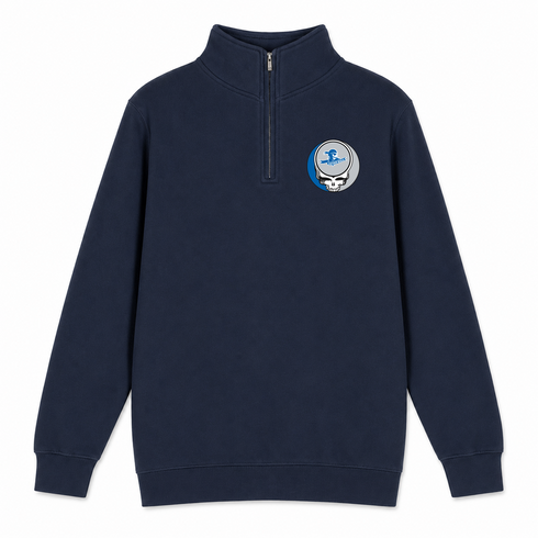 Seton Hall University - Premium Grateful Dead Quarter-Zip Pullover - Navy - 3