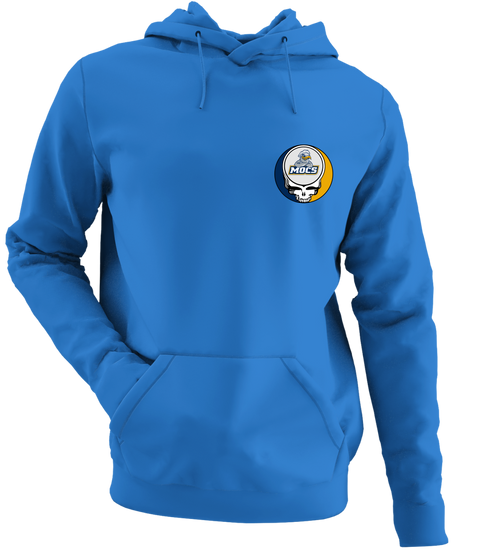 University of Chatanooga - Premium Grateful Dead Left Chest Hoodie - Royal