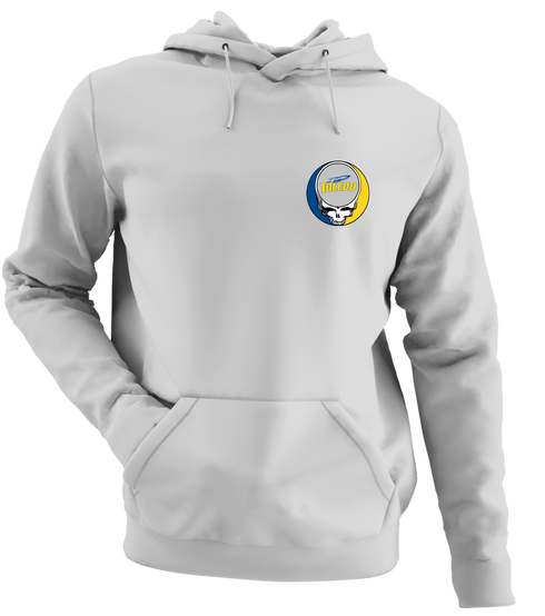 University of Toledo - Premium Grateful Dead Left Chest Hoodie - Sport Grey