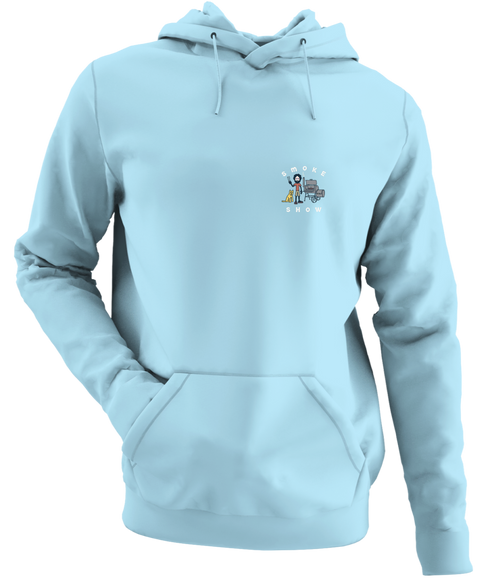 Smoke Show - Life is dead.® - Premium Grateful Dead Left Chest Hoodie - Light Blue - 1