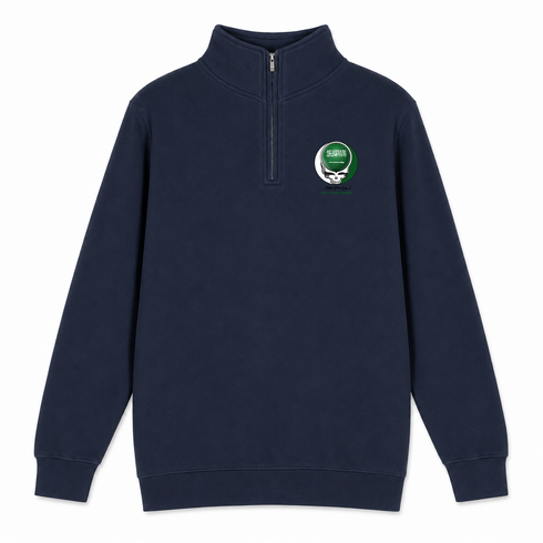 Saudi Arabia FIFA World Cup - Premium Grateful Dead Quarter-Zip Pullover - Navy - 3