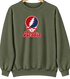 Acadia Stealie Premium Unisex Crewneck — Design: Acadia University — Military Green