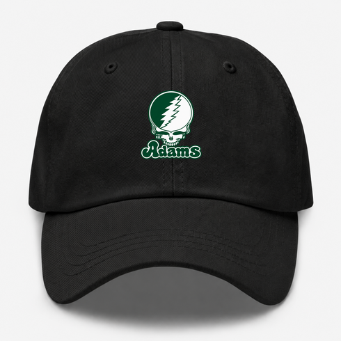 Adams Stealie Premium Unisex Dad Hat — Design: Adams State University — Black