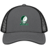 Adams Stealie Premium Unisex Trucker Cap — Design: Adams State University — Charcoal/Black