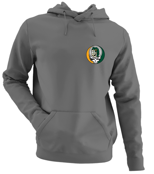 Baylor University - Premium Grateful Dead Left Chest Hoodie - Charcoal