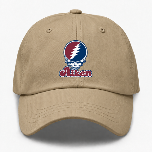 Aiken Stealie Premium Unisex Dad Hat — Design: South Carolina Aiken University of — Khaki