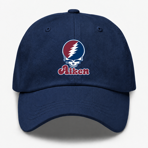 Aiken Stealie Premium Unisex Dad Hat — Design: South Carolina Aiken University of — Navy