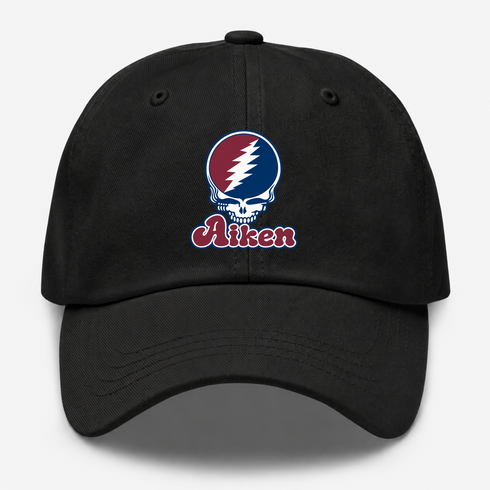 Aiken Stealie Premium Unisex Dad Hat — Design: South Carolina Aiken University of — Black