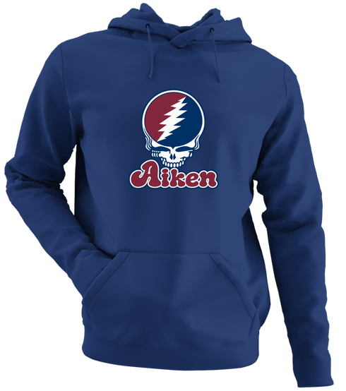 Aiken Stealie Premium Unisex Hoodie — Design: South Carolina Aiken University of — Navy