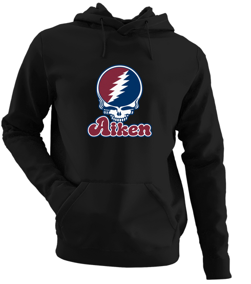 Aiken Stealie Premium Unisex Hoodie — Design: South Carolina Aiken University of — Black