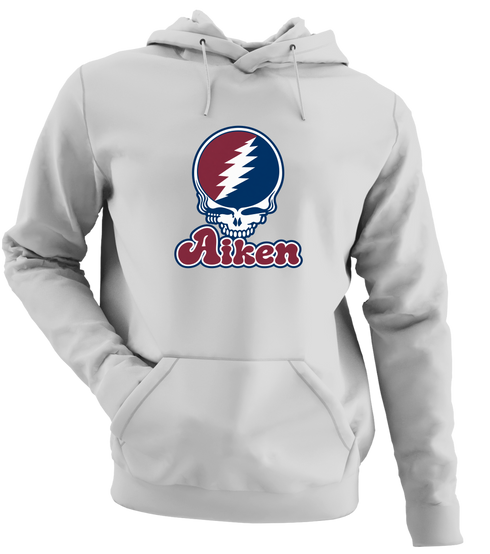 Aiken Stealie Premium Unisex Hoodie — Design: South Carolina Aiken University of — Sport Grey