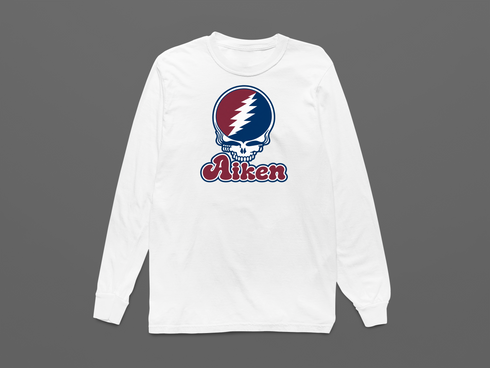 Aiken Stealie Premium Unisex Long-Sleeve — Design: South Carolina Aiken University of — White