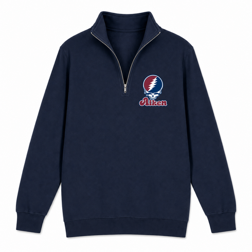 Aiken Stealie Premium Unisex Quarter-Zip — Design: South Carolina Aiken University of — Navy