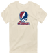 Aiken Stealie Premium Unisex T-Shirt — Design: South Carolina Aiken University of — Sand