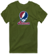 Aiken Stealie Premium Unisex T-Shirt — Design: South Carolina Aiken University of — Military Green