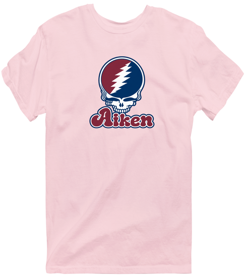 Aiken Stealie Premium Unisex T-Shirt — Design: South Carolina Aiken University of — Light Pink