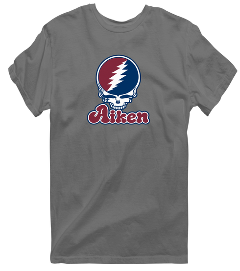 Aiken Stealie Premium Unisex T-Shirt — Design: South Carolina Aiken University of — Charcoal