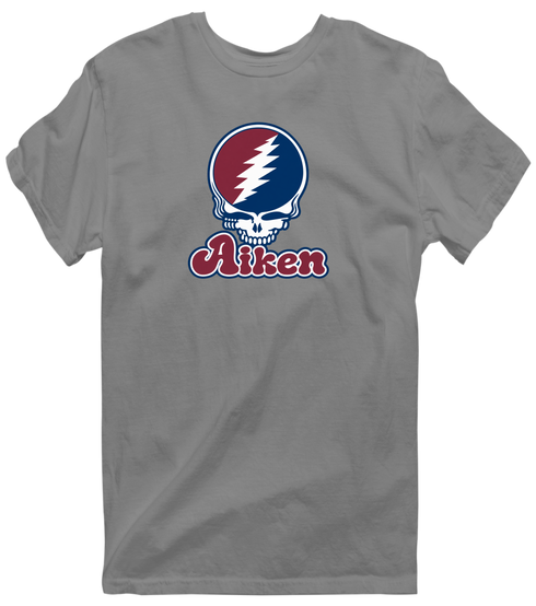 Aiken Stealie Premium Unisex T-Shirt — Design: South Carolina Aiken University of — Dark Heather