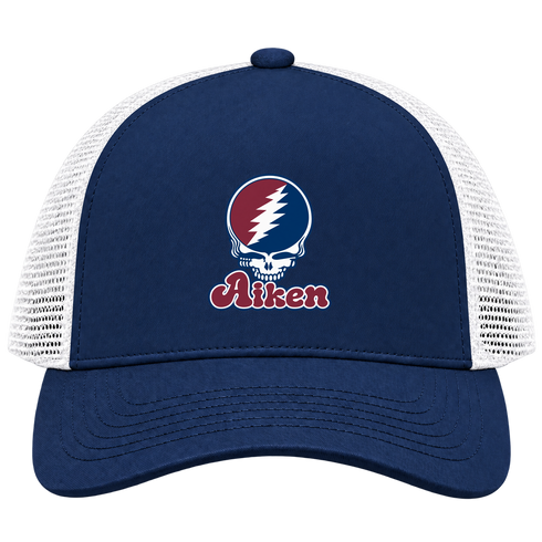 Aiken Stealie Premium Unisex Trucker Cap — Design: South Carolina Aiken University of — Navy/White
