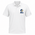 Akron Stealie Premium Unisex Polo — Design: Akron The University of — White