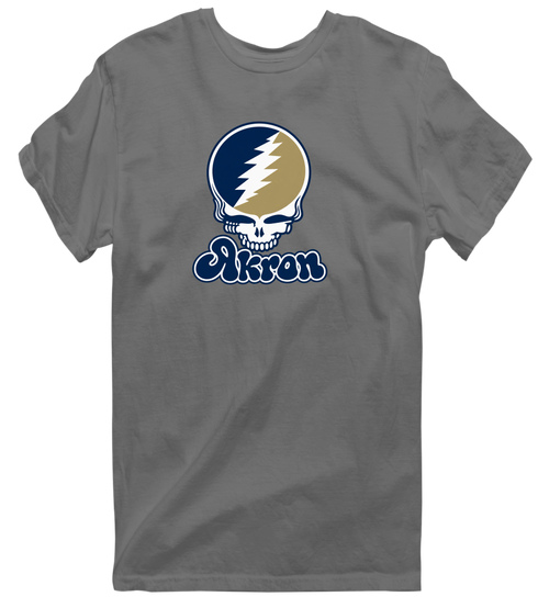 Akron Stealie Premium Unisex T-Shirt — Charcoal