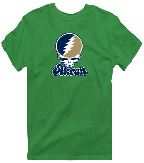 Akron Stealie Premium Unisex T-Shirt — Irish Green