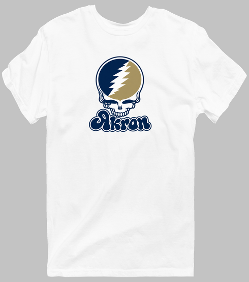 Akron Stealie Premium Unisex T-Shirt — White