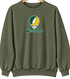 Birmingham Stealie Premium Unisex Crewneck — Design: Alabama at Birmingham University of — Military Green