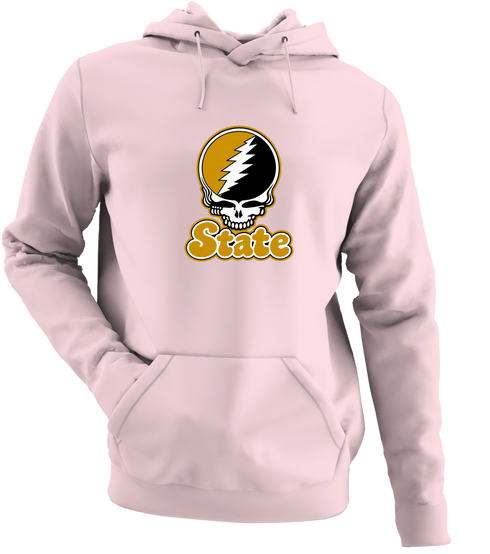 Alabama Stealie Premium Unisex Hoodie — Design: Alabama State University — Light Pink