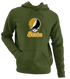 Alabama Stealie Premium Unisex Hoodie — Design: Alabama State University — Military Green