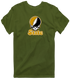 Alabama Stealie Premium Unisex T-Shirt — Design: Alabama State University — Military Green