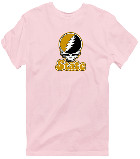 Alabama Stealie Premium Unisex T-Shirt — Design: Alabama State University — Light Pink