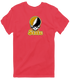 Alabama Stealie Premium Unisex T-Shirt — Design: Alabama State University — Heather Red