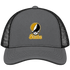 Alabama Stealie Premium Unisex Trucker Cap — Design: Alabama State University — Charcoal/Black