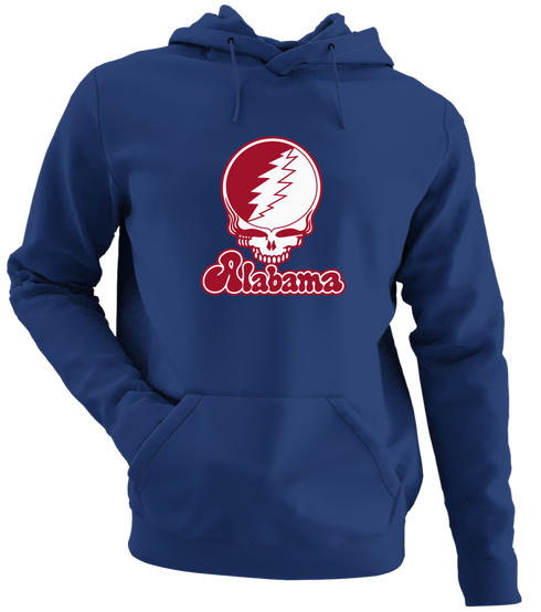 Alabama Stealie Premium Unisex Hoodie — Design: Alabama University of — Navy