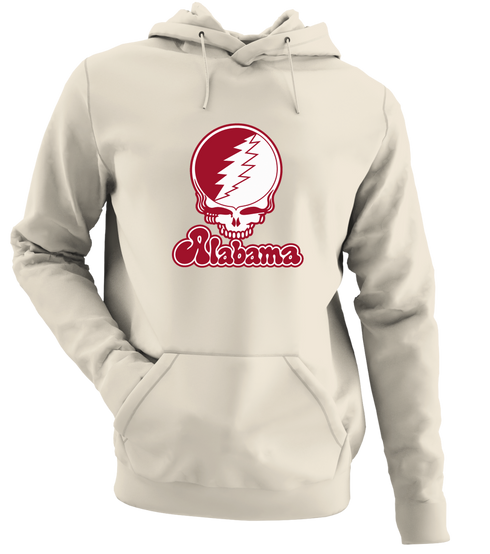 Alabama Stealie Premium Unisex Hoodie — Design: Alabama University of — Sand