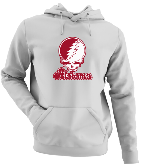 Alabama Stealie Premium Unisex Hoodie — Design: Alabama University of — Sport Grey