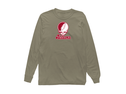 Alabama Stealie Premium Unisex Long-Sleeve — Design: Alabama University of — Sandstone