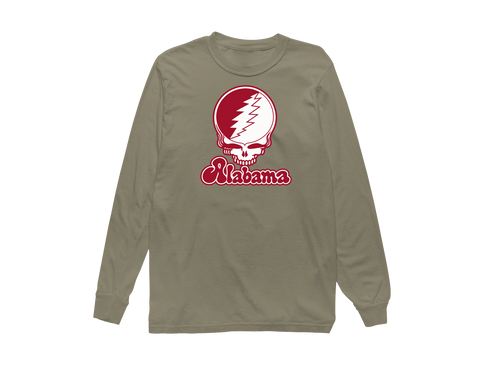 Alabama Stealie Premium Unisex Long-Sleeve — Design: Alabama University of — Sandstone